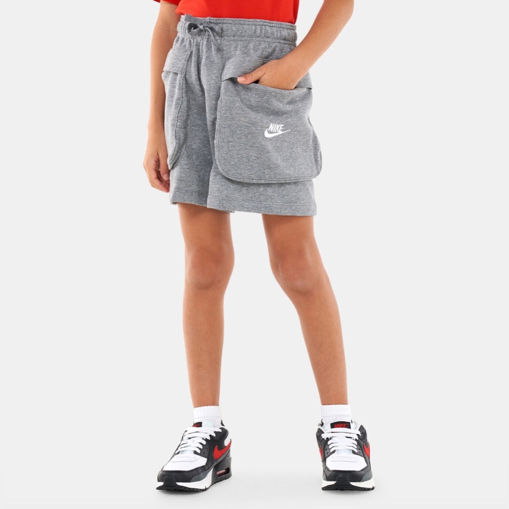 NWT - Nike Boys Club Fleece Cargo Shorts (Size: S)